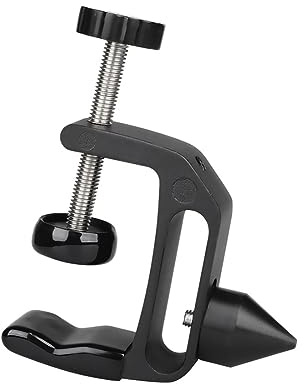 Agwuoetr Abrazadera de Soporte Lateral de Mesa de Clarinete Ajustable Soporte de Montaje de Escritorio para Pulido de Corcho de Clarinete
