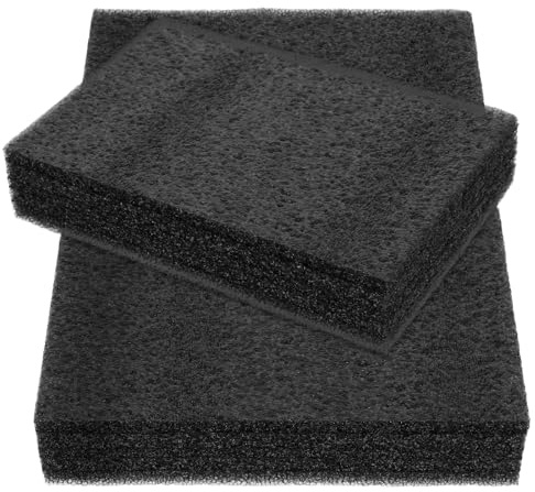jojofuny Kit 3 Piezas Base de Fieltrado Aguja de Lana Negro 15x10x3 Cm para Manualidades Diy, Almohadilla Resistente para Detalles Finos en Proyectos de Fieltro Artesanal