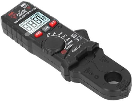BONKZEBU Medidor de Pinza Digital Mini Electricista Probador de Voltaje Multifuncional para Uso Doméstico Automotriz Industrial ABSMaterial
