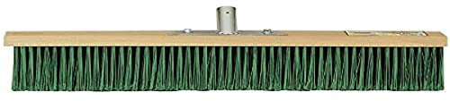 La Briantina Scopa Professionale in Legno, Spazzolone Industriale a Setole Rigide, Larghezza 60 cm