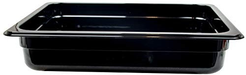 airbrush-city GN 1/2 Gastronormbehälter GN-Behälter 4 Liter Tiefe 65mm Kunststoff schwarz