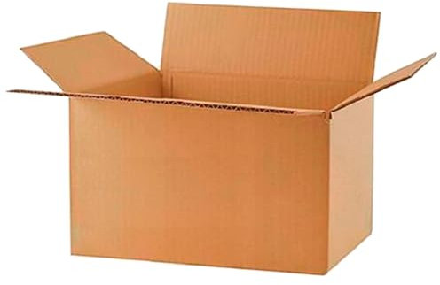 ACAN Tradineur - Caja de embalaje de cartón, mudanzas, cartón reforzado y resistente, plegable y reutilizable, envío paquetes, almacenaje, 80 x 40 x 40 cm