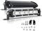 PICAA Led Arbeitsscheinwerfer 7 Zoll 22.5CM 30W einzelne Reihe Led Lichtbalken 12V Slim Led Zusatzscheinwerfer Bar Flutlicht LED Arbeit Licht Bar für SUV Offroad ATV UTV Traktor 4x4 Auto (2 Stück)