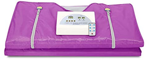 Manta de Sauna infrarroja de dosis más Alta, Quema de Grasa de excreción de ácido para Adelgazar Manta de calefacción infrarroja de desintoxicación de SPA para Moldeador de Cuerpo en casa