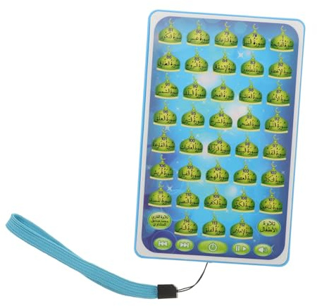 FRCOLOR Arabic Learning Toys Interactive Pad for Boys and Girls Boys Girls Educational Alphabet Game Toy Led Teach Islamic Quran Learning Machine