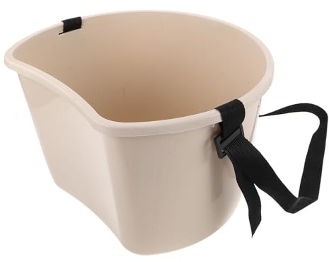 YARNOW Secchio Per Fertilizzazione Manuale Cesto Per Raccolta Frutta Verdura Contenitore Per Concime Giardino Secchio Portatile Con Tracolla Resistente Intemperie