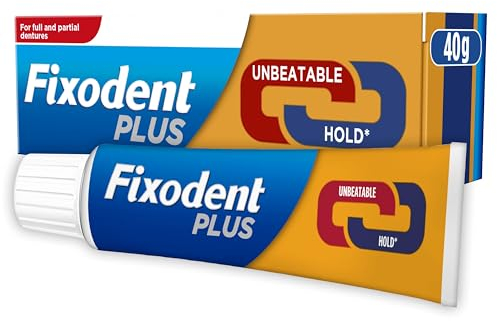 Fixodent Plus Dual Power - Adesivo per denti, 40 g