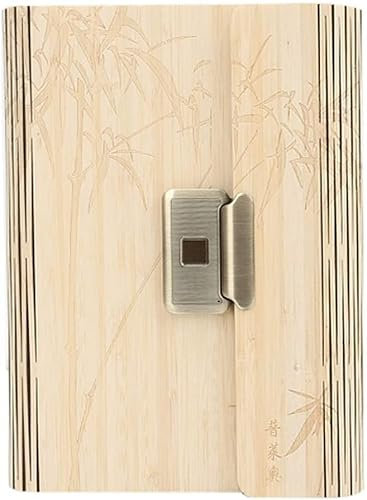 Taccuino Quaderno Diario Multifunzione Giornale con Blocco delle Impronte digitali Creative Smart Fingerprint Lock Password Blocco Note Notebook Notebook Regalo di Fascia Alta Diario Blocchi Appunti