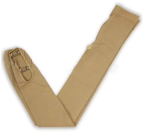 Luxylei Medias De Patinaje Artístico sobre Hielo con Hebillas Dobles Elásticas Cálidas Espesor Fuerte Mujeres sobre Cubiertas De Botas Medias De Skate Pantalones Cómodos para Patinar