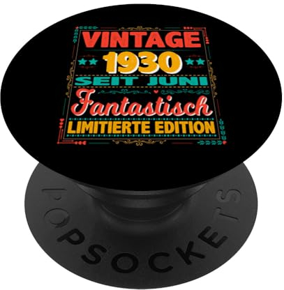 Juni 1930 Vintage Fantastisch 94 Jahren Mann Frau Geburtstag PopSockets mit austauschbarem PopGrip