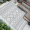 Famibay Outdoor Rug Large 245x305cm Garden Rugs Outdoor Waterproof Plastic Straw Rug Reverible Garden Carpet Mat Lightweight Portable Picnic Blanket for Camping RV Deck Beach Balcony BBQ