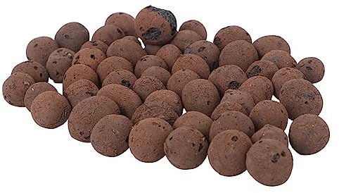 POPETPOP Galets Céramiques pour Pots de Fleurs, Matériau Respirant et Filtration Forte, Décorations pour Jardin et Bureau, 2 Paquet de 1000g pour Plantation Hydroponique