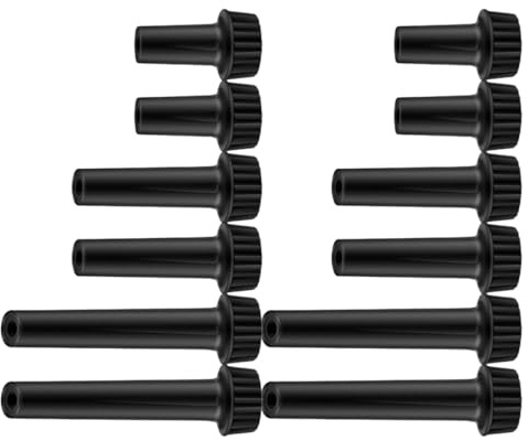 Homoyoyo 12pcs Lamp Switch Knobs Replacement Turn Switch Knob Light Lamp Socket Accessories for Dimmer Replacement and Twist