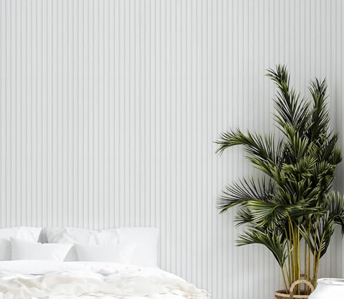 marburg Papier Peint Blanc Effet Panneaux de Bois pour Salon, Chambre ou Cuisine Made in Germany