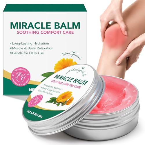 Herbal Miracle Balm 50g, Multi-Purpose Body Care Massage Balm with Arnica & Calendula for Joints & Muscles, Nourishing Moisturising Formula for Daily Massage & Relaxation, Smooth & Gentle Skin Care