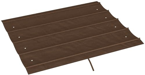 Outsunny Copertura Retrattile per Gazebo Pergola 286x245 cm Caffè