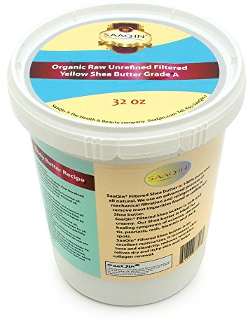 Authentic Organic African Shea Butter FILTERED & CREAMY 32 Oz