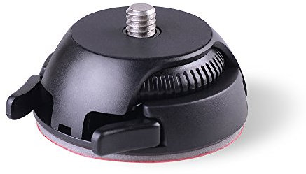 Andoer 1/4inch Screw Buckle Mount with Adhersive Tape for Samsung Gear S/SC/M15 for Ricoh Theta 360 Action Camera with 1/4inch Thread