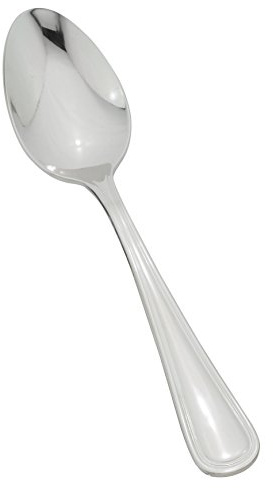 Winco Shangarila Stainless-Steel Teaspoon, Extra Heavyweight, 7 (12 Pack)