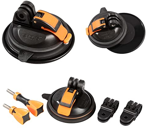 iSHOXS Small Cup – Ventouse Ultra-adhérente pour GoPro & caméras d'action | Fixation sécurisée sur Verre, Voiture & Bateau | Antivibrations, Robuste et Durable – Idéal pour Les Pros et Outdoor
