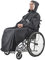 SH-RuiDu Wasserdichter Poncho für Rollstühle Umhang Regencape mit Ärmel Hoodie Reflektierende Streifen Regenmantel für ältere Menschen und Patienten