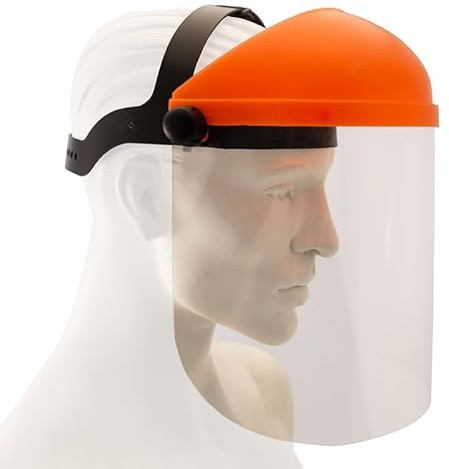 BRUMAR Transparentes Schutzvisier aus Polycarbonat