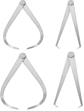 QUARKZMAN 2 Paar 300mm 12-Zoll 150mm 6-Zoll Innen außen Messschieber Edelstahl feste Reibfugenmesswerkzeug