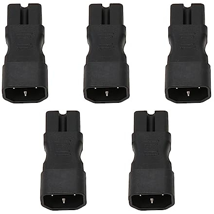 5st IEC320 C14 Till IEC320 C15-omvandlare, C15 Till C14-nätadapter för PDU-chassi Laptop UPS-uttag