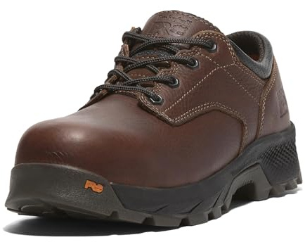 Timberland PRO Men's Titan EV Oxford Composite Safety Toe Industrial Casual Work Shoe, Teak Trailblazer, 11 Wide