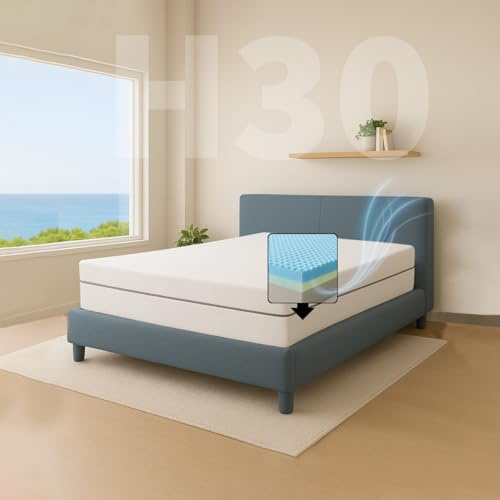 Comfy Line - Materasso Matrimoniale 170x190 in Memory Foam h 30 cm. A 7 Zone Differenziate Ortopedico. Rivestimento Policot Fresco e Traspirante. Made in Italy 100%
