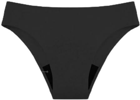 LKRSEEF Bikini Menstrual Mujer Baño Pantaleta de Bikini Antifugas de 4 Capas Absorbentes, Rápido Secado, Reutilizable, para Playa y Piscina, XS-4XL