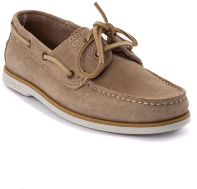 Lumberjack Navigator, Scarpe da Barca in Camoscio da Donna (Sand, Sistema Taglie Calzature EU, Adulto, Numero, Media, 39)