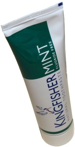 Kingfisher 100 ml Mint Fluoride Free Toothpaste - 3-Pack