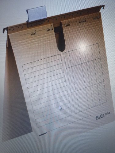 25 Hängehefter mit kaufm. Heftung inkl. Vollsichtreiter und Beschriftungsschildchen