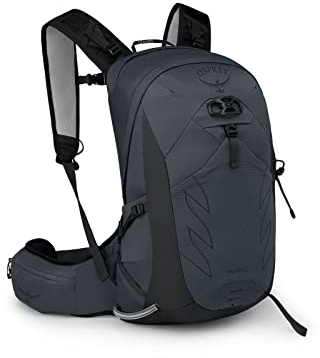 Osprey Talon 22L Men's Hiking Backpack with Hipbelt, Eclipse Grey, L/XL, Extended Fit