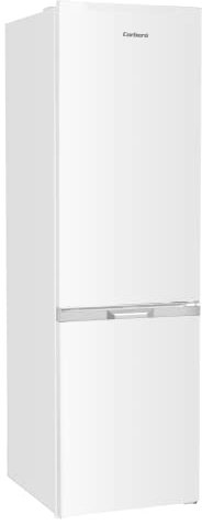 Corberó - Frigorífico Combi | CCH18023W | Capacidad 253 L | No Frost | Blanco | Luz LED | Crisper | Balcones Ajustables, Estantes de Cristal, Hueveras, Cubiteras | 40 Db | Eficiencia Energética F
