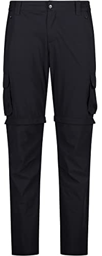 CMP Pantaloni Zip off, Antracite, EU 46