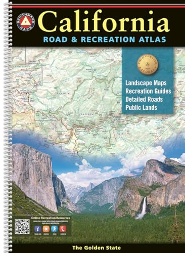 California Road & Recreation Atlas - 12th Edition, 2024 (Benchmark)
