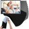 Starvortex Set 12 Cornici Magnetiche per Frigorifero, Cornice Magnetica 10x15 cm, Magneti Personalizzati per Foto, Riutilizzabili, Ideali per Bambini, Adulti e Famiglia (Nero)