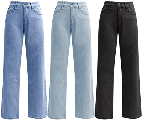 Korta byxor, damjeans, mammajeans, dam, hög midja, säckig, kort, utsvängd, Y2k, tunn, destroyed korridor, kostymbyxor, lämpliga för fritid och hemma, Lätt ashy, M