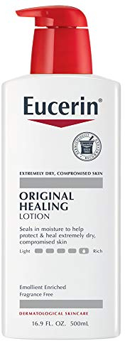 Eucerin Original Healing, Soothing Repair Lotion, Fragrance Free, 16.9 fl oz (500 ml)