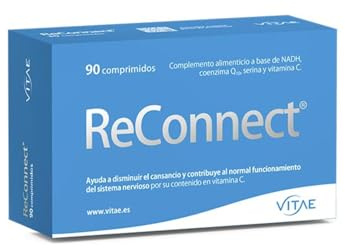 Vitae – ReConnect 90 comprimidos | NADH, CoQ10, Serina y Vitamina C | Rendimiento Cognitivo | Memoria, Concentración y Aprendizaje | Apoyo ante Fatiga Mental y Cansancio Diario