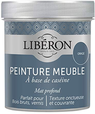 Libéron Peinture meuble à base de caséine, Orage 500 ML