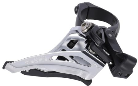 SHIMANO 4550170621759, DEORE M4100 Derailleur 2x10S with Hose Clamp Unisex Adulto, Nero, Unica