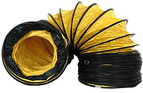 Lufttransportschlauch Warmluftschlauch Lüftungsschlauch Ø20cm-50cm x 5m oder 10m Länge (50cm x 5m)