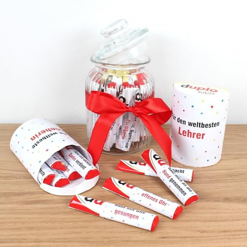 AUFKLEBER SET - Duplo Danke Abschiedsgeschenk Erzieher Erzieherin Abschied bedanken Idee Geschenk