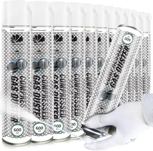 AABCOOLING Home&Office Sprays Nettoyants pour Moteur 11x600ml – Bombe Air Froid -50°C, Détection Défauts Composants, Élimination Résidus, Spray Refroidissant pour Électronique et Moteur, K5