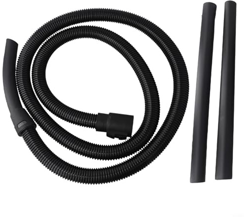 Violiica Kit de extensión para aspiradora Karcher 2 tubos más manguera compatible con WD2 MV2 para MV3 Series Construcción de plástico negro
