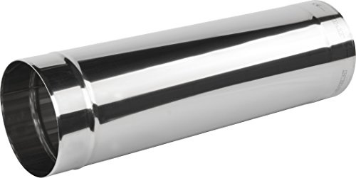 Rostfritt stål skorsten Flue Liner / längd - 0,5 meter/styv rör rör rör 160mm