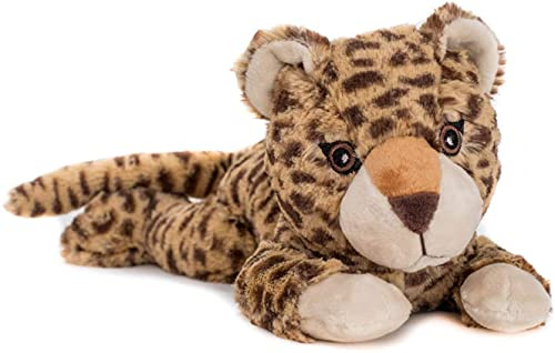 Habibi Plush Premium –1850 Baby Leopard, mit herausnehmbarem Körnerkissen - Wärmestofftier/Wärmekissen zum Erwärmen in der Mikrowelle/Backofen …